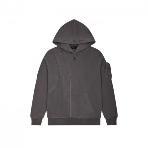 Black Men's Trapstar Construct Hyperdrive Hoodie Tracksuit Australia | ML99-503