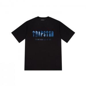 Black Men's Trapstar Decoded Tee T Shirts Australia | JY62-175