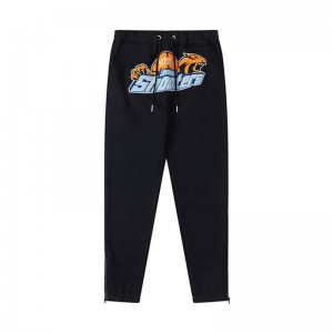 Black Men's Trapstar Fleece Shooter Pants Australia | BF99-964