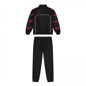 Black Men's Trapstar Irongate 2.0 Jacket Shellsuit Tracksuit Australia | DI98-503