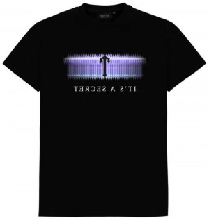 Black Men's Trapstar Irongate T Fade T Shirts Australia | CF67-259