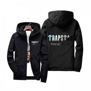 Black Men's Trapstar It's A Secret Hoodie Australia | UK34-164