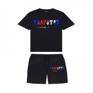 Black Men's Trapstar It's A Secret Set Shorts Australia | ZX48-732