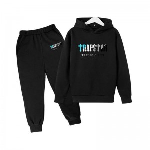 Black Men's Trapstar It's a Funny Shining Tracksuit Australia | XW92-273