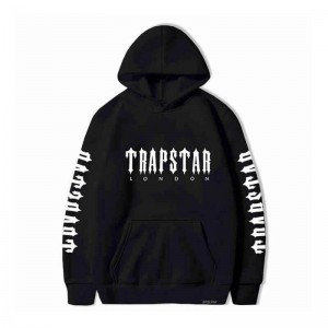 Black Men's Trapstar London Galaxy City Hoodie Australia | LK80-551