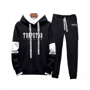 Black Men's Trapstar London Tracksuit Australia | TR21-289