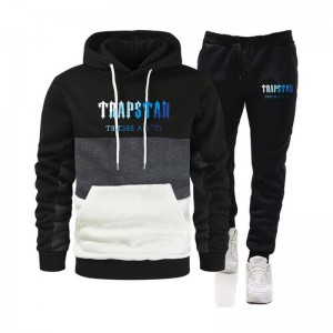 Black Men's Trapstar Merch It's a Secret Printed Logo Tracksuit Australia | FD74-209