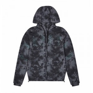 Black Men's Trapstar Pigment Irongate Windbreaker Outerwear Australia | HM02-579