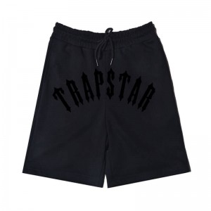 Black Men's Trapstar Swim Shorts Australia | CJ30-175