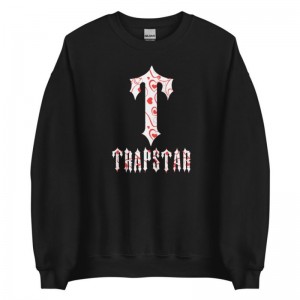 Black Men's Trapstar T-For Sweatshirts Australia | FR41-574