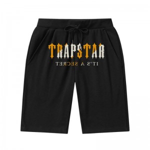 Black Men's Trapstar Winter Causal It's a Secret Shorts Australia | GE47-019