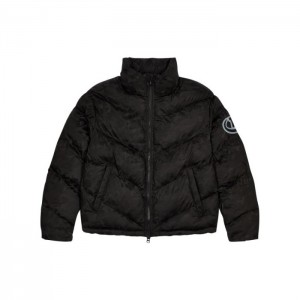 Black / Camo Men's Trapstar Hyperdrive Sleeve Puffer Outerwear Australia | BU75-817