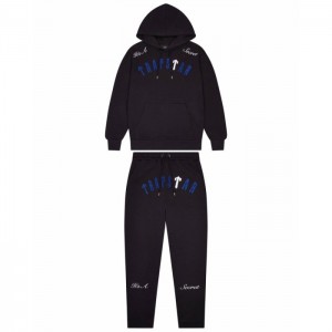 Black / White / Blue Men's Trapstar Irongate Arch It's A Secret Tracksuit Australia | CZ60-752