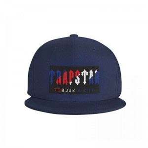 Blue Men's Trapstar Chenille Baseball Cap Hats Australia | SU24-707