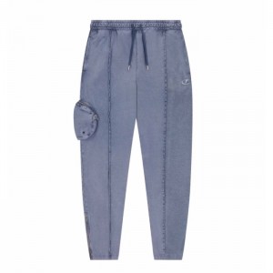 Blue Men's Trapstar Construct Hyperdrive Jogging Bottoms Tracksuit Australia | WB57-388