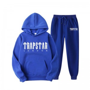 Blue Men's Trapstar Fleece London Shining Tracksuit Australia | LX69-076