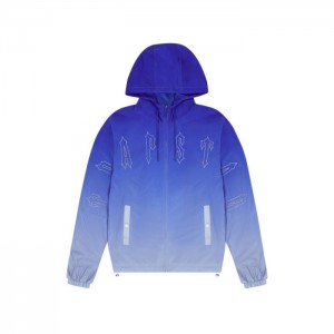 Blue Men's Trapstar Irongate Windbreaker Outerwear Australia | KX36-450