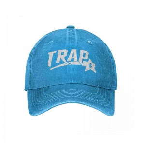 Blue Men's Trapstar Jacket Baseball Cap Hats Australia | RV64-215