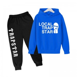 Blue Men's Trapstar Local Face Smile Tracksuit Australia | EP70-329