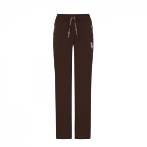 Brown / Pink Women's Trapstar Script Zip Leg Jogging Bottoms Pants Australia | XW56-863