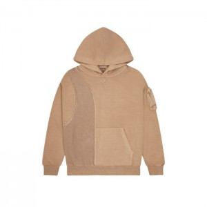 Coffee Men's Trapstar Construct Hyperdrive Hoodie Australia | ED47-885