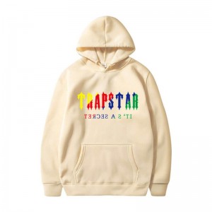 Cream Men's Trapstar It’s A Secret Hoodie Australia | XF78-905