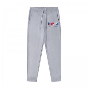 Grey Men's Trapstar Autumn It’s a Secret Logo Pants Australia | NF28-934