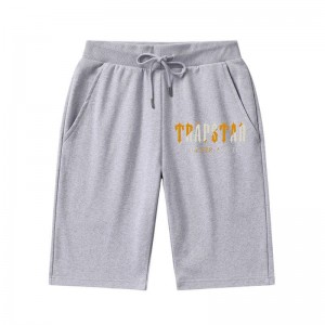 Grey Men's Trapstar It's A Secret Shorts Australia | OX53-405