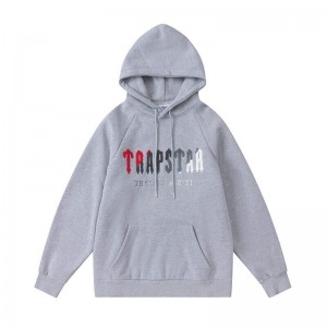 Grey Men's Trapstar Its a Secret Hoodie Australia | HP98-412