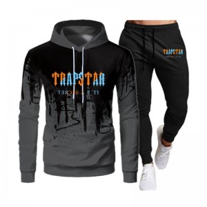 Grey Men's Trapstar It's a Secret Printed Logo Tracksuit Australia | JI95-602