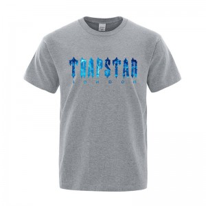 Grey Men's Trapstar London Chenille Tee T Shirts Australia | HN98-658