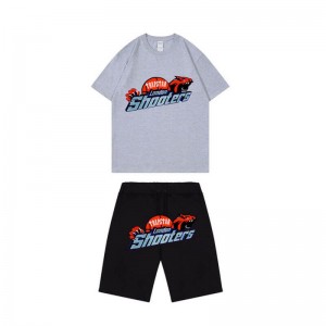 Grey Men's Trapstar London Shooter Sets Shorts Australia | IW63-483