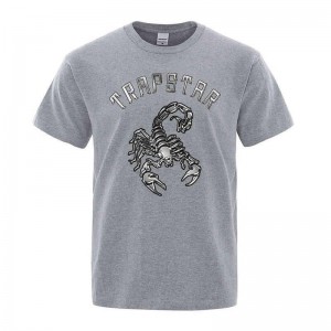 Grey Men's Trapstar Spider Printed Graphic Tee T Shirts Australia | PR19-077