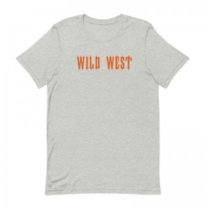 Grey Men's Trapstar Wild West T Shirts Australia | KJ54-007