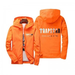 Orange Men's Trapstar It's A Secret Hoodie Australia | DG27-434