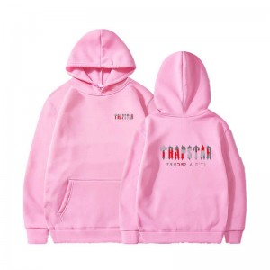 Pink Men's Trapstar Wild West Its a Secret Hoodie Australia | RL60-247