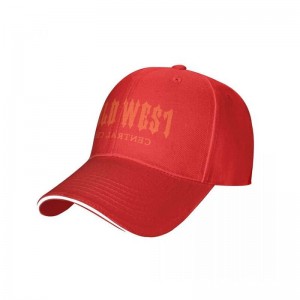 Red Men's Trapstar Central Cee Hats Australia | ME25-475