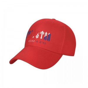 Red Men's Trapstar Fashion Secret Hats Australia | KN81-294