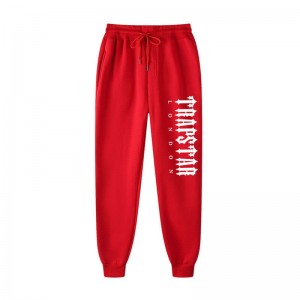 Red Men's Trapstar Fleece London Shining Pants Australia | BG71-359