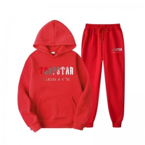 Red Men's Trapstar It's Secret Tracksuit Australia | KO72-438