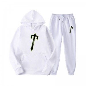 White Men's Trapstar Central Tee And Irongate Tracksuit Australia | PX86-178