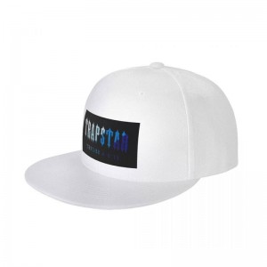 White Men's Trapstar Chenille Baseball Cap Hats Australia | QM47-297