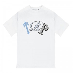 White Men's Trapstar Dave X T Shirts Australia | NV40-889