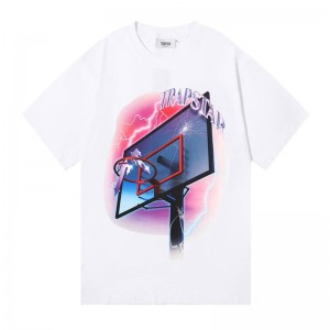 White Men's Trapstar Lightning Basketball T Shirts Australia | FL84-391