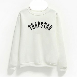 White Men's Trapstar Logo Sweatshirts Australia | JE48-588