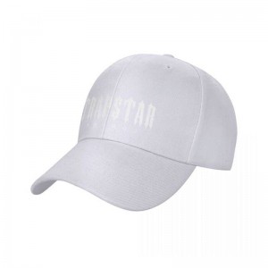 White Men's Trapstar London Baseball Caps Hats Australia | RK97-319