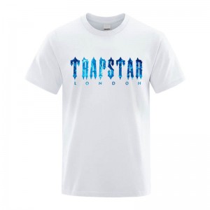 White Men's Trapstar London Chenille Tee T Shirts Australia | HI31-977