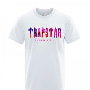 White Men's Trapstar London Sunset It's a Secret T Shirts Australia | RS39-759