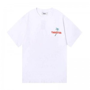 White Men's Trapstar Rest When I’m Dead Tee T Shirts Australia | HX59-503