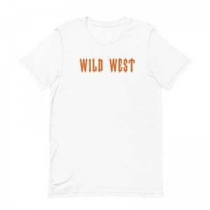 White Men's Trapstar Wild West T Shirts Australia | NG08-993